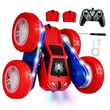 Spider Remote Control Car 4WD 360  Flips RC Stunt Car Toys Cyber-Inspired Red