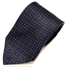 Vintage Brooks Brothers Tie Black Label Foulard Floral Flower Classic ENGLAND