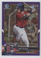 2018 Bowman Draft Chrome Purple Refractor 117/250 Nick Decker #BDC-124 c5r