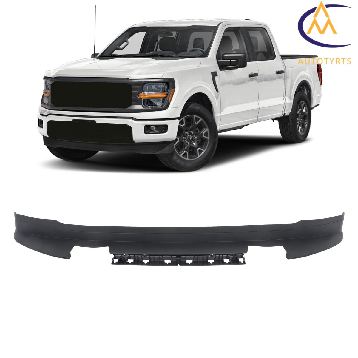 Lower Bumper Valance Panel With Tow Opening ML3Z17626CA For Ford F
