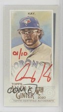 2020 Topps Allen & Ginter's Mini Baseball Red Ink 1/10 Anthony Kay Auto 1n8a