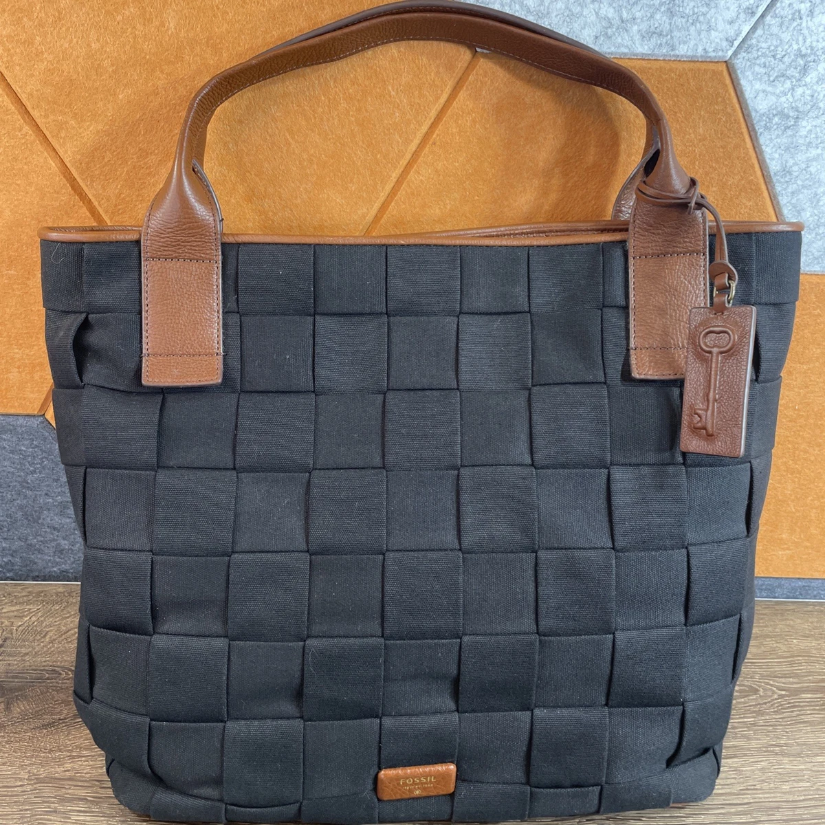 Fossil Borsa Shopper In Pelle Emerson Donna – Tracolla Regolabile, Chiusura Cerniera, Tasche Multiple, 27x15x27 Cm, Elegante E Funzionale
