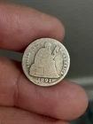 1891- S Liberty Seated Dime #1