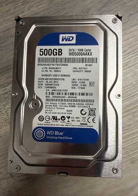 WD Blue 500GB 3,5'' SATA Festplatte - WD5000AAKX - PC Desktop HDD