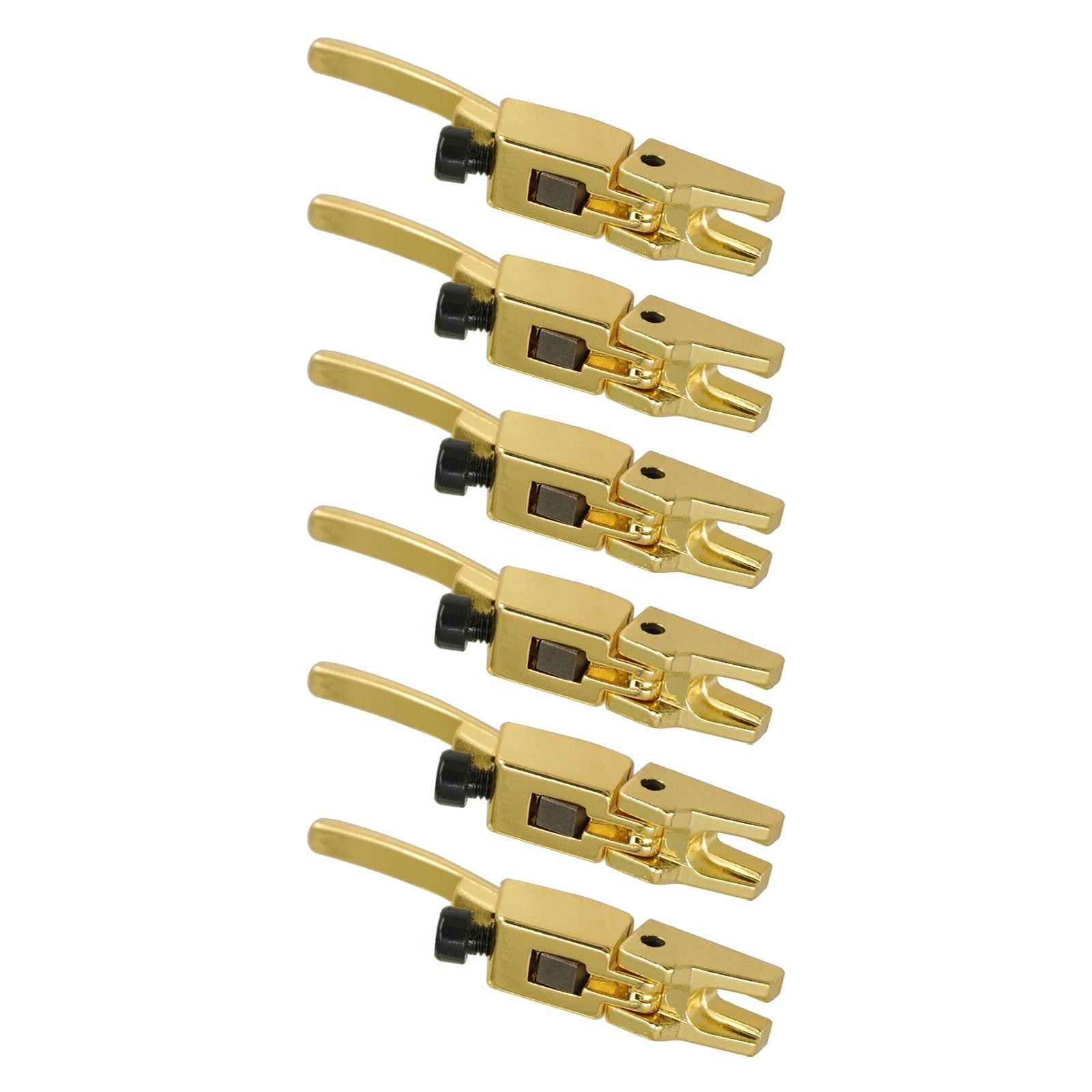 6 Pièces Métal Guitare Verrouillé Cordes Selles Guitare Verrouillé Cordes