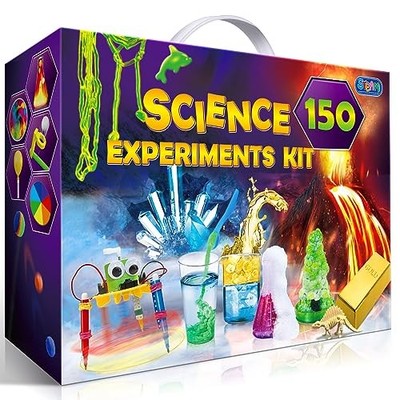 150 Experimente Wissenschaft Kits für Kinder Alter 4-5-6-8-10-12 Stamm Projekt UK