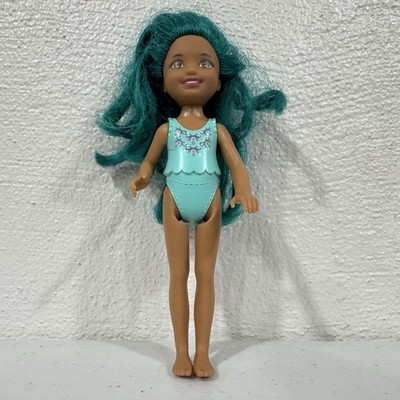 Barbie Chelsea Dreamtopia Rainbow Cove Sprite Doll Teal Hair DVN06 Swimsuit 2016
