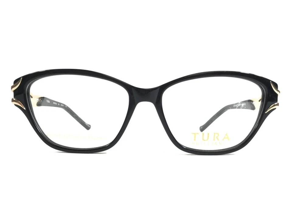 Monturas de gafas Tura Brilliance MOD.TE232 NEGRO cristales dorados 53-15-135 Foto 2 de 4
