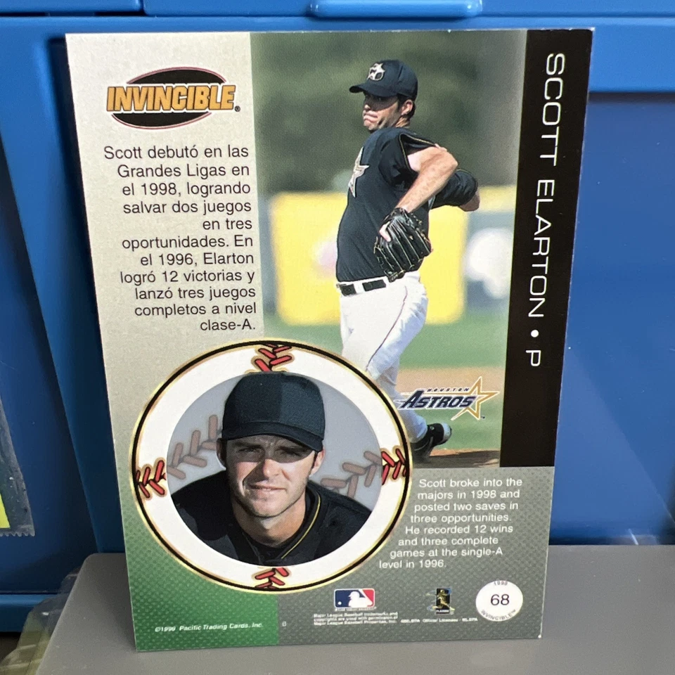 1999 Pacific Invincible #68 Scott Elarton - Image 2 of 2