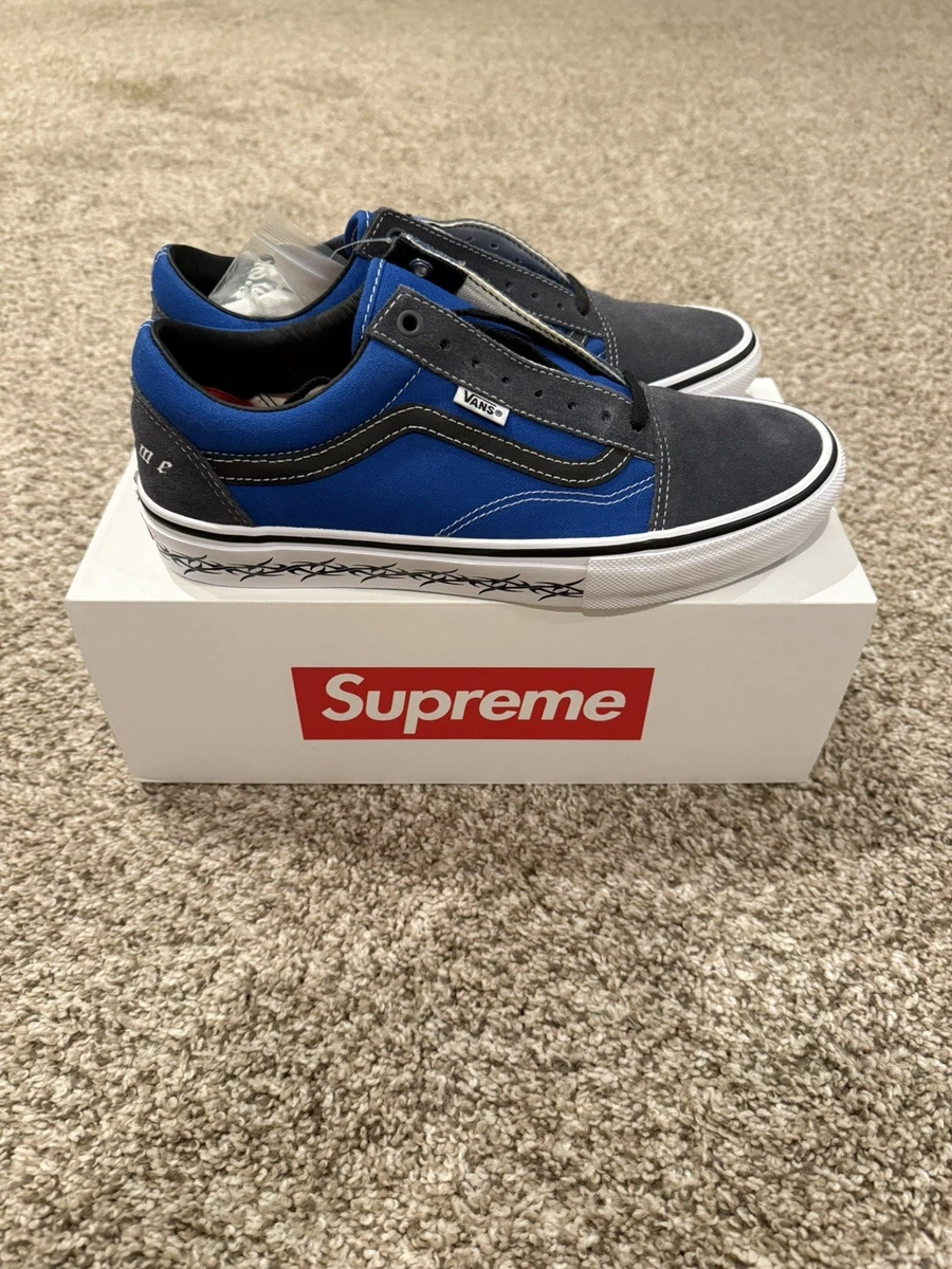 Supreme x Vans Old Skool Barbed Wire - Royal for sale | eBay