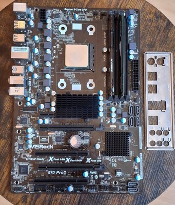 AMD FX 8350 BUNDLE. 16GB DDR3 1600Mhz Asrock 970 Pro3