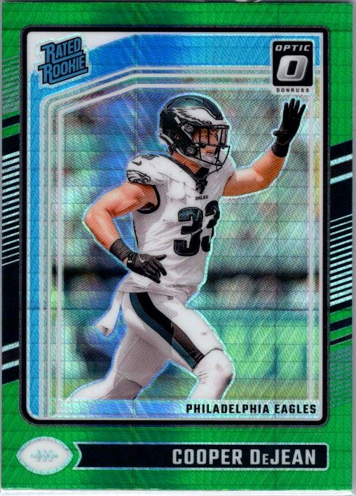 2024 Donruss Optic #221 Cooper DeJean Green Hyper
