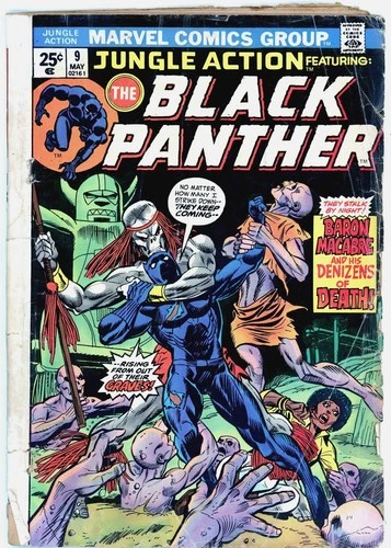 Jungle Action #9 (Marvel 1974) 1st appearance of Baron Macabre-NO RESERVE!