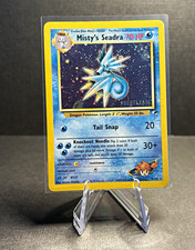 Pokemon Tcg Mistys Seadra 9132 Gym Heroes Holo Prerelease Promo Lp