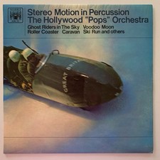 The Hollywood "Pops" Orchestra* ? Stereo Motion In Percussion - 1968 Vinyl LP VG