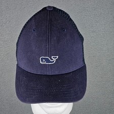 Vineyard Vines Navy Blue Trucker Hat Logo Snapback Cap Hat