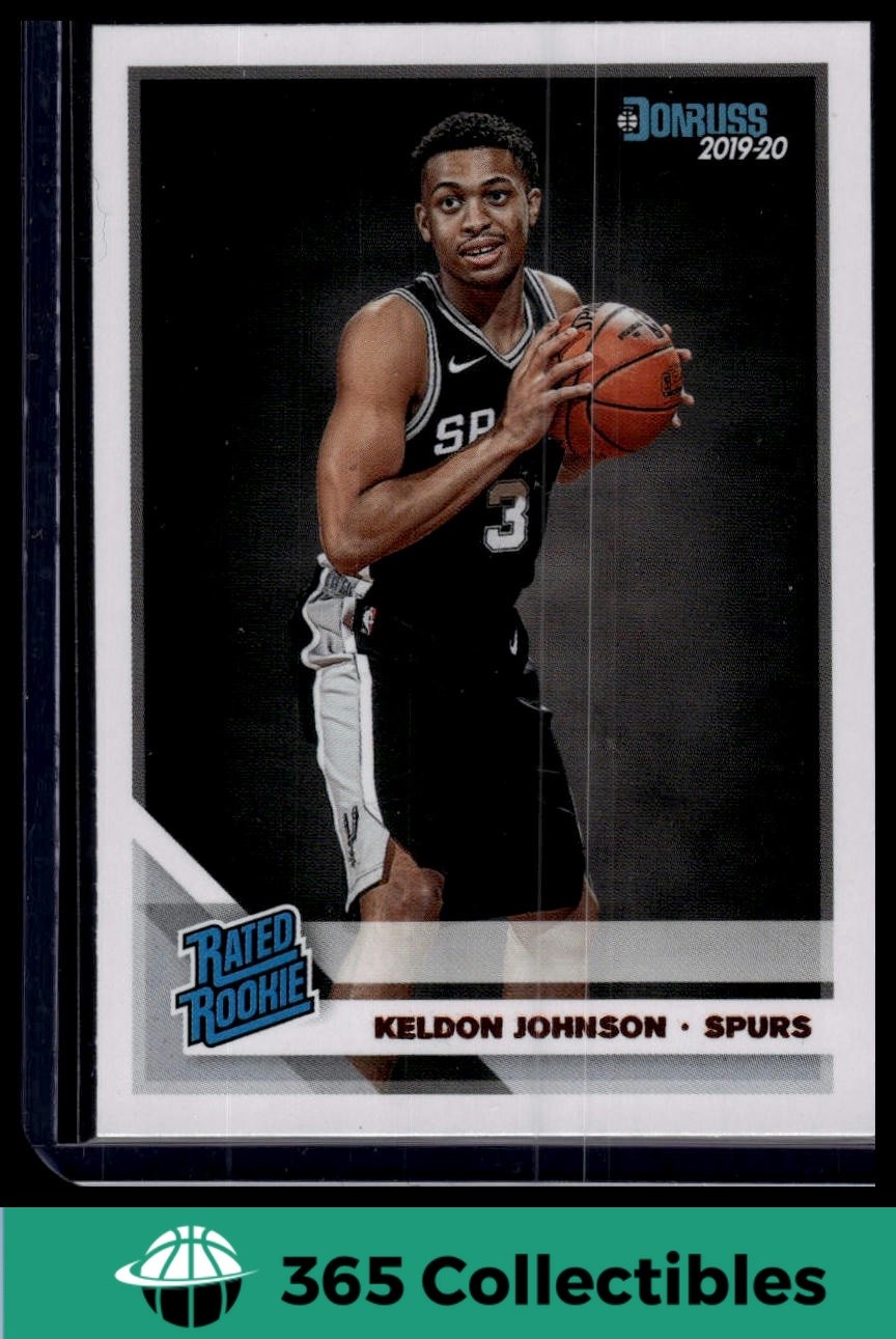 2019-20 Donruss Keldon Johnson RC #227 Basketball San Antonio Spurs