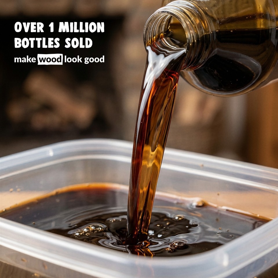 Product photo 8 of 8 — Wood Stain Water Based for All Wood Types – Light & Dark Finishes – Littlefair’s