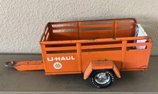 Vintage 1960s Nylint Open U Haul Trailer with Tailgate Pressed Steel Made in USA