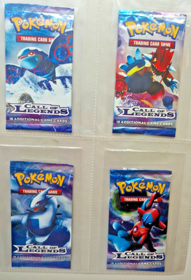 Pokemon Ruf der Legenden Booster Wrapper Full Artwork Set - LEER Display
