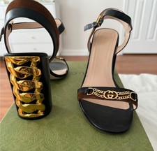 Gucci GG block heel black Size 39