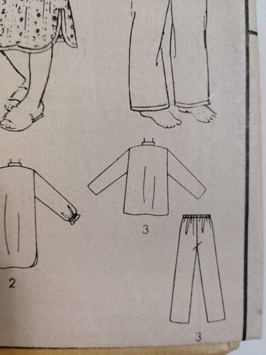 Nightgown Sleep Pajamas Girls 4 5 Simplicity 6662 Sewing Pattern NO ENVELOPE UC - Picture 6 of 8