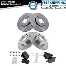 Front & Rear Semi Metallic Brake Pad Kit for VW Golf Jetta Beetle MK4