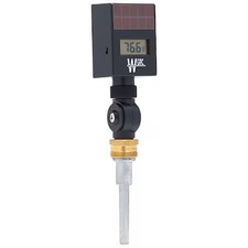 Wgtc Aadhfc Thermometer, Solar Light, 3/4" Npt Thread