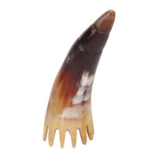Peigne En Forme De Corne Lisse Pour Massage Du Cuir Chevelu - Comb Horn