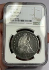 1870 Seated Liberty Dollar NGC VF Details CLEANED