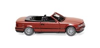 Wiking 019401 Bmw 325I Cabrio, Weinrot-Metallic, E36, 1:87 H0 Neu