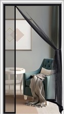 Magnetic Screen Door 32x80 Inch - Insect  Pet Friendly Easy Install Net
