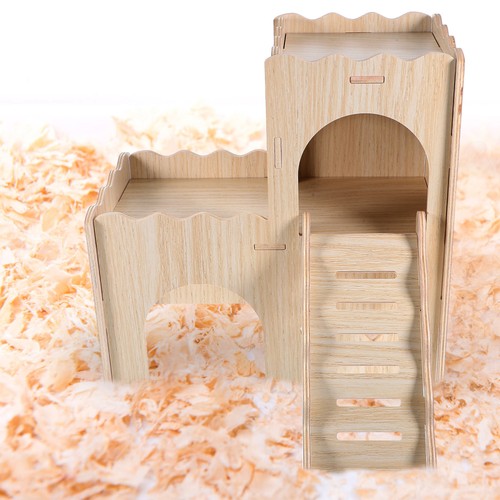 1 Set Hamster-Meerschweinchen-Versteck, Tierversteck, Burg, Doppeldeck-Villa - Bild 6 von 12