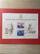 Schmuckkarte Leipziger Messe 1955