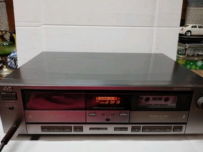 Vintage JVC Stereo Double Cassette Deck TD-W207