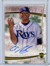 2014 Topps Supreme Autographs Chris Archer /45 Rays