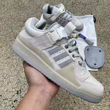 HQ2153 Adidas Forum Buckle Low Bad Bunny Off White Sail Beige Cream Men's 