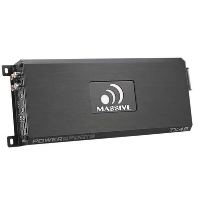 MASSIVE AUDIO TX48 4-CHANNEL 1600W RMS TRIDENT SERIES CLASS D MARINE AMPLIFIER