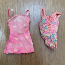 Barbie Mattel Vintage 90s Distressed Beach Bathing Suit  Dress Bundle