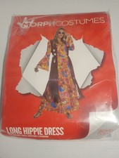 Morph, Long Hippie Costume Women, 70s Costumes Medium Size