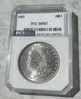 1887 Morgan Dollar PCI SLABBED 67