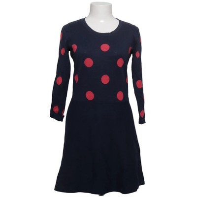 Antoni & Alison, Kleid, Größe: 38, Blau/Rot, Kaschmir/Baumwolle, Gepunktet #M3O