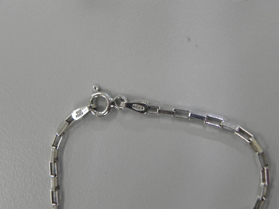 New York Yankees Globe Sterling Silver 925 BP Charm Pendant 18" Italy Chain - Image 3 of 4