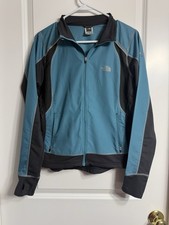 The North Face Flight Series Jacket Women Blue Gray Thin Windbreaker Size Small