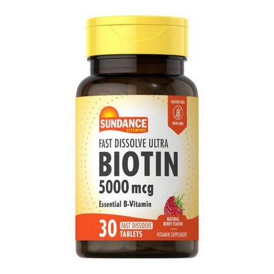Fast Dissolve Ultra Biotin 5000 Mcg 30 Tabs By Sundance