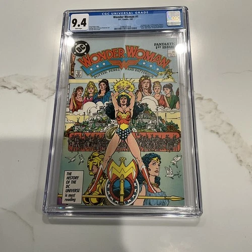 WONDER WOMAN #1 (2/87) 🔥 GRADED CGC 9.4 ‼️