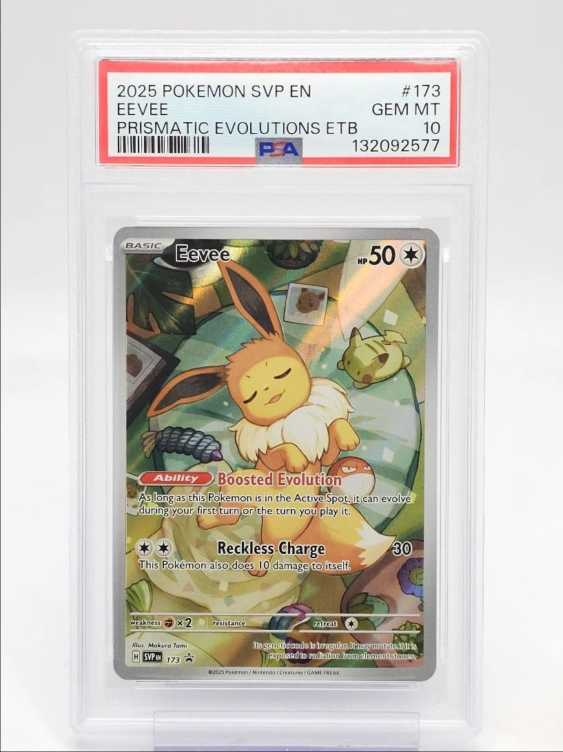 Eevee Pokémon TCG Professional Sports Authenticator (PSA) Grade 10