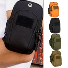 Tactical Outdoor Sports Running Arm Band Case Cell Phone Holder Pouch Gym Bag