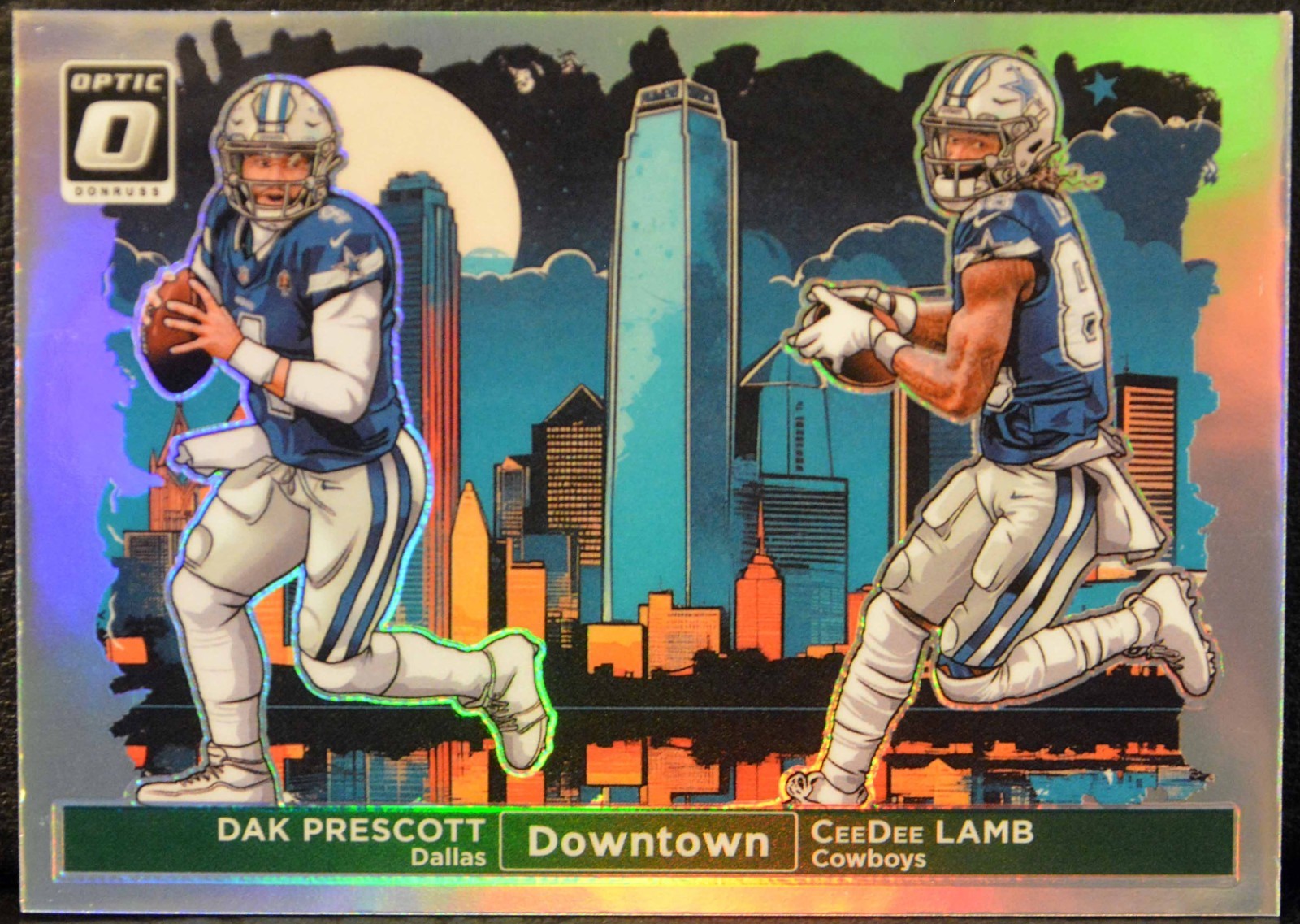 2024 Donruss Optic #1 DAK PRESCOTT CEEDEE LAMB DOWNTOWN Prizm MINT Gradeable