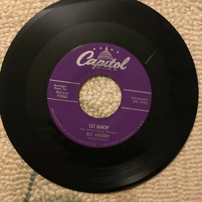 Ray Anthony & His Orchestra I Don't Hurt Anymore/Cat Dancin' Capitol Records 45